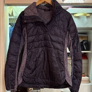Lululemon  Deep Purple and Gray Puffer Jacket